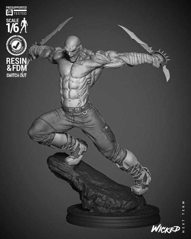 Wicked Marvel Drax Sculpture