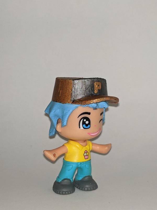 Cap with Hair (PinyPon Accessory)