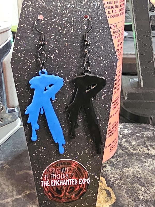 R Dripping Earrings - (RORY)