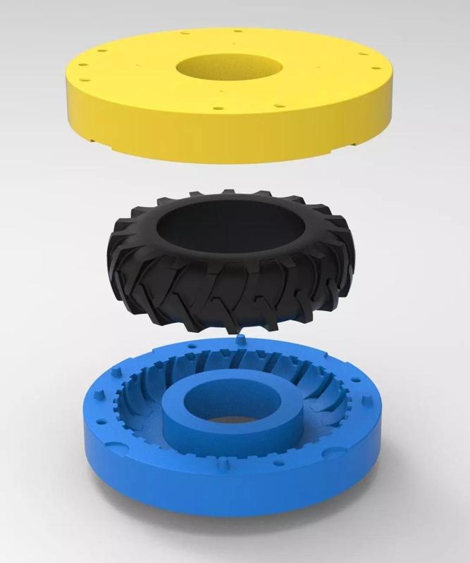 Mold for Tractor tire 40 Scale