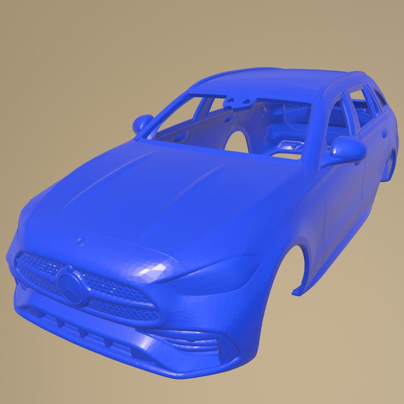 Mercedes Benz C Class Estate 2022 PRINTABLE CAR BODY