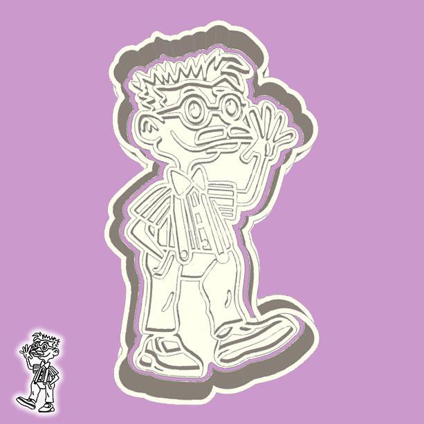 Rugrats cookie cutters - Chas Finster (style 1)