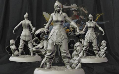 Korra 3d print figurine - The Legend of korra 3D print model