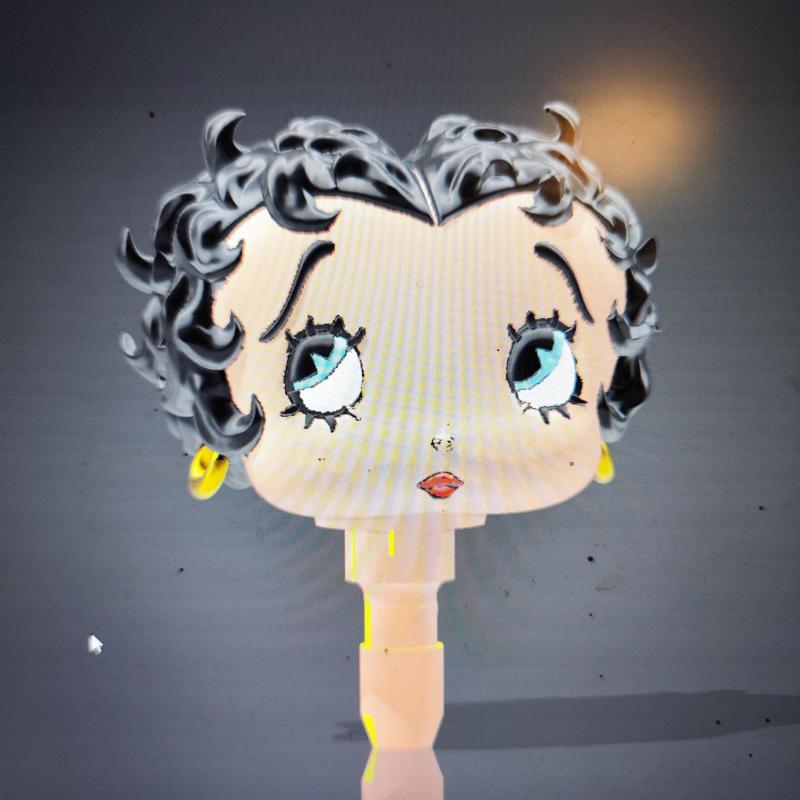 Betty Boop head compatible with playmobil