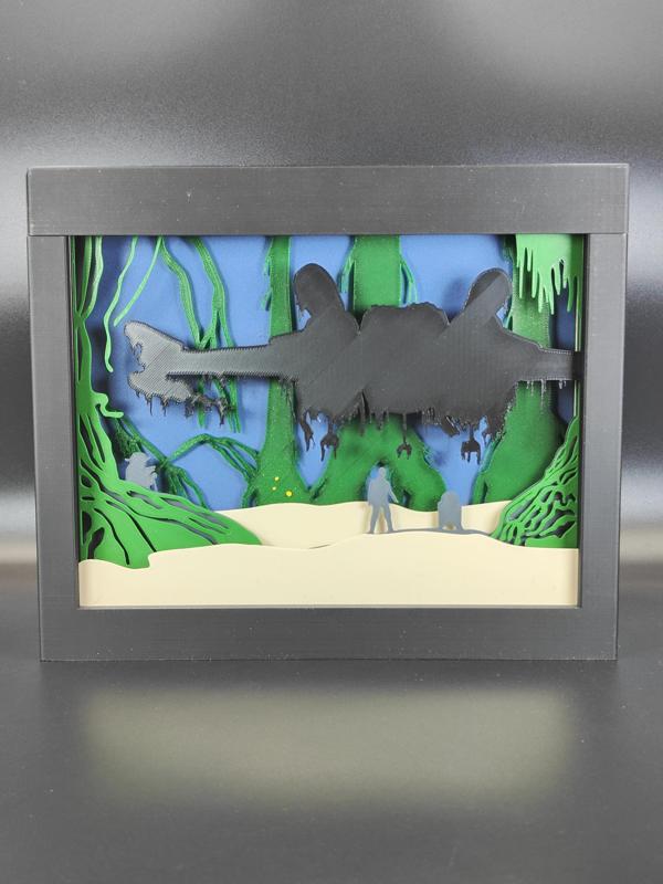 Star Wars - Dagobah Shadow Box