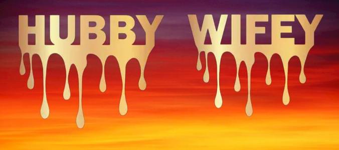 Hubby Wifey Wall Decor Cake Topper Anniversary wedding Gift