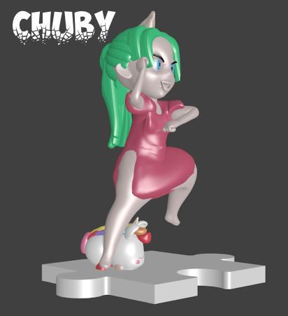 Chuby, unicorn doll