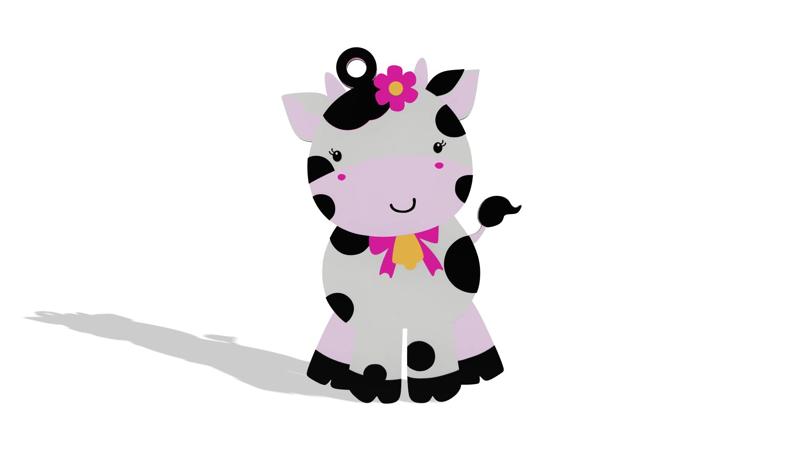 Llavero Vaca - Vaquita / Little Cow - Cow Keychain