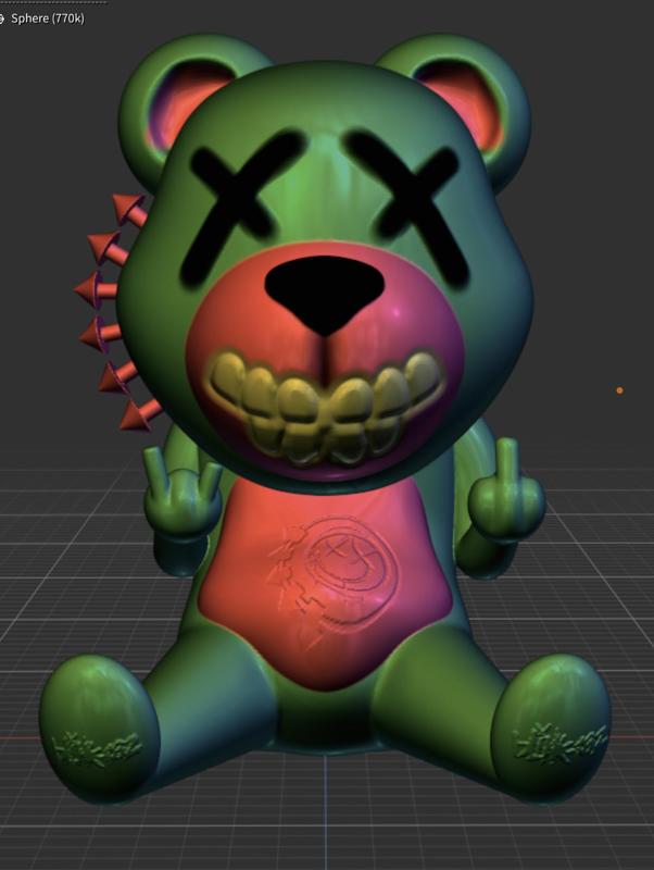 Blink 182 Teddy Bear