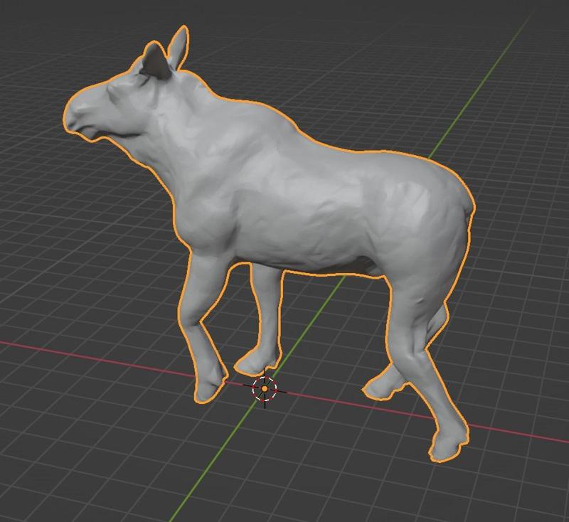 Female Moses moving foward