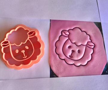 Sheep Cookie Cutter / Stamp