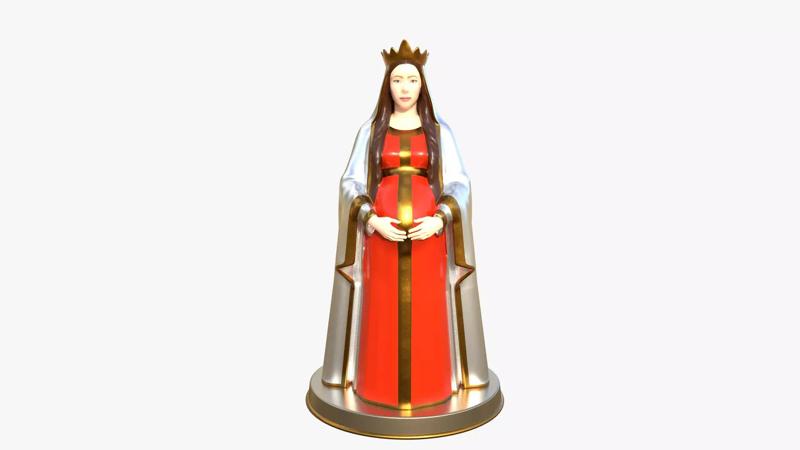 Pregnant Virgin Mary Statue