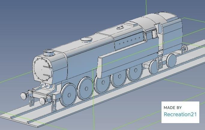 Bulleid Q1 loco variations 0-10-4T Boiler type D 1/87 scale