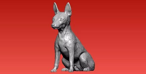 Orlie - toy - fox terier Dog model - 3D print