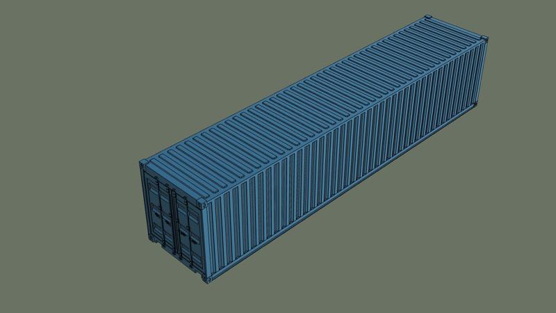 Container 40 feet TT gauge