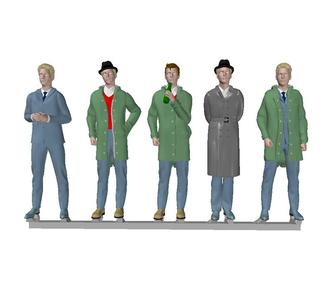 FG24 - 1960s Mods (O scale) 1:43