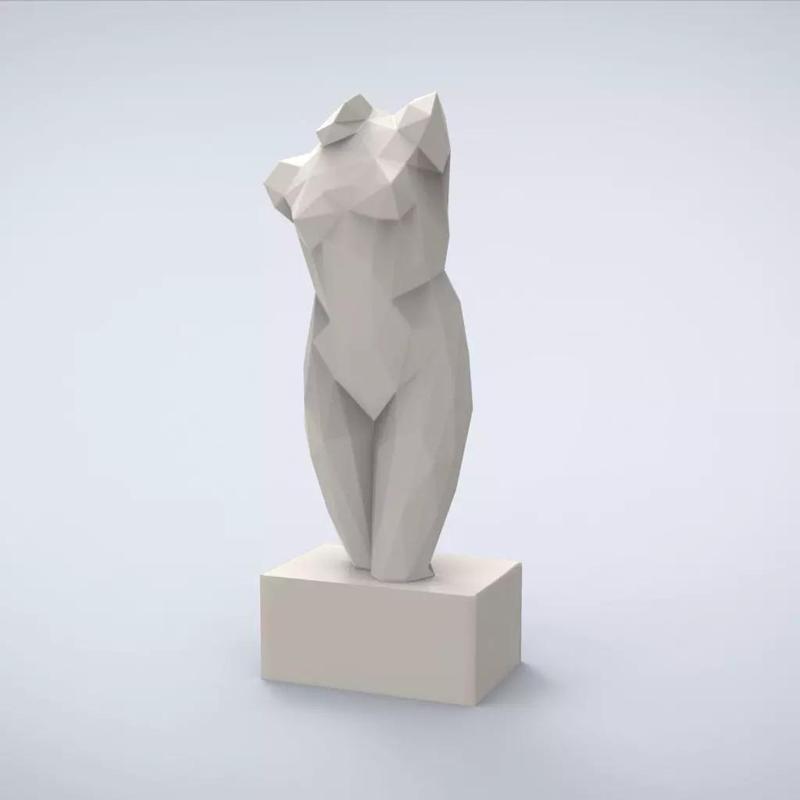 Printable Esquiline Venus lowpoly Style