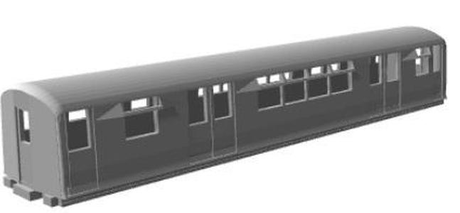 District Line O and P - Q38 non driving trailer 1/32 scale
