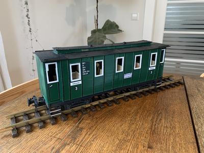 Narrow gauge passenger coach DEV No. 1 Gauge G/IIm