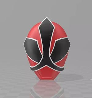 Power Rangers Shinkenger Shiba Shinken Red Red Ranger Helmet