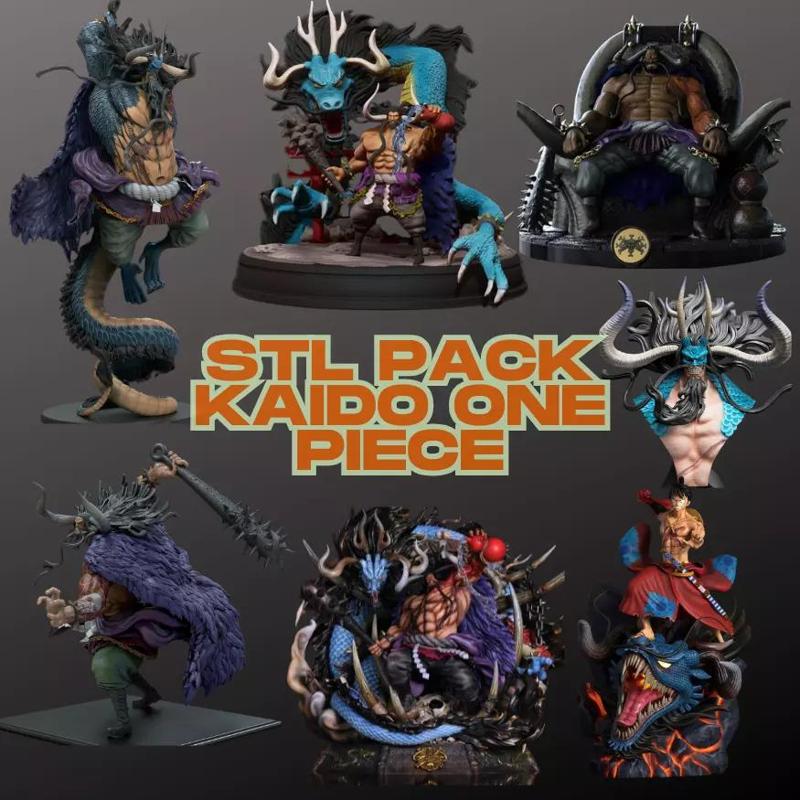 Kaido de One piece - Impresion 3d