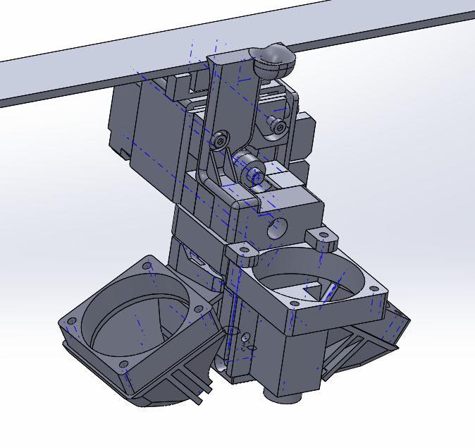 Type A Machines Series 1 2014 Laser Cutter 2.2W 445nm Laser Diode  J Tech v2 + Filament Colorizer
