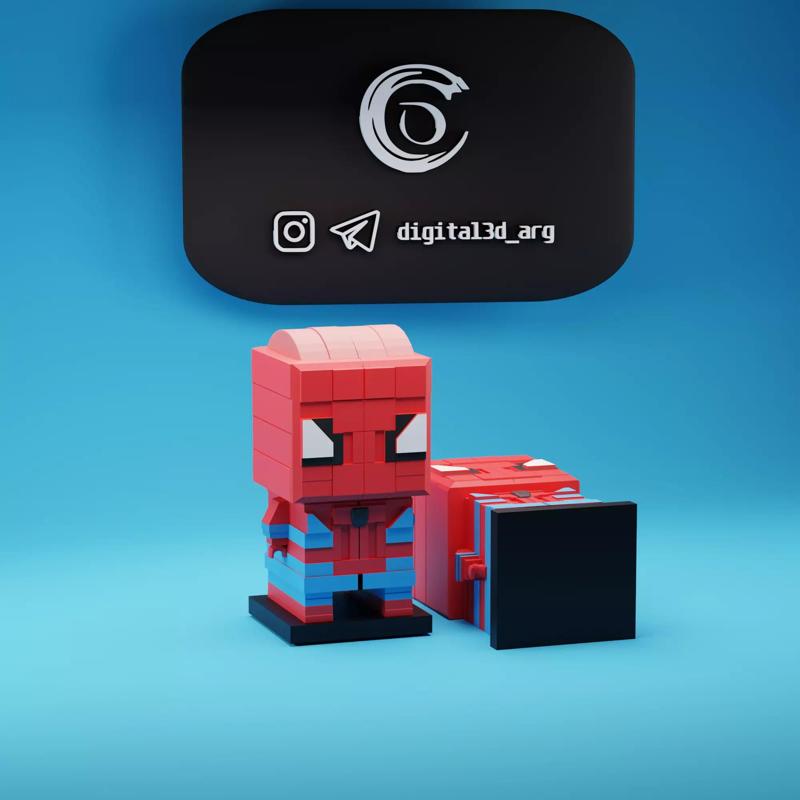 SPIDERMAN BRICKHEADZ