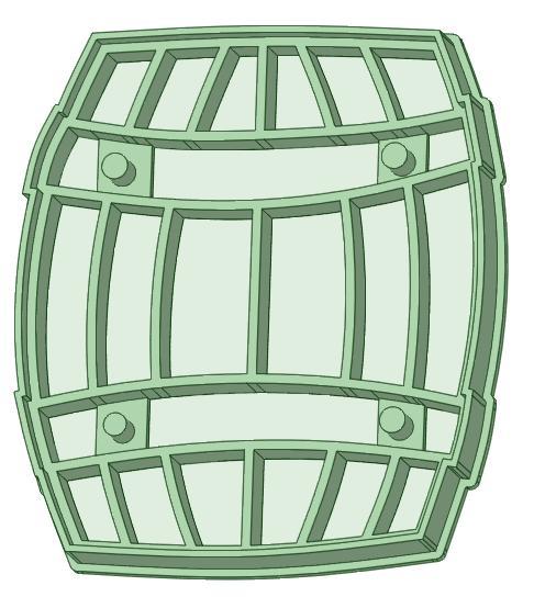 St. Patrick barrel cookie cutter