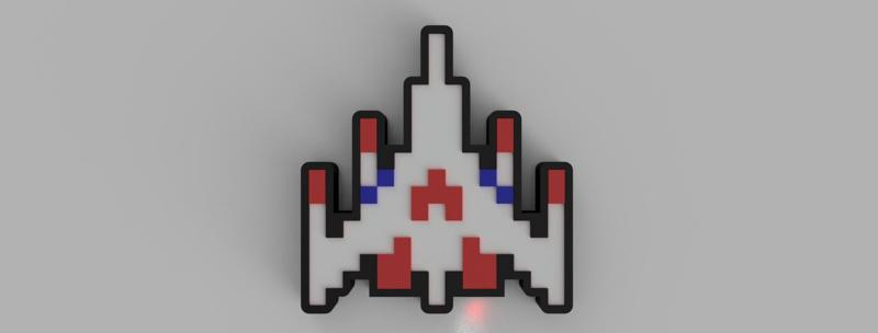 ship galaga lantern light table