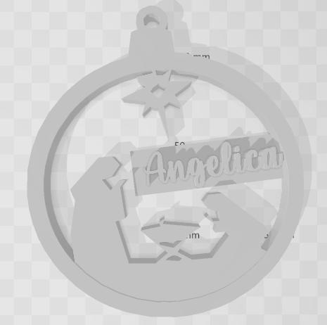 Angelica Christmas sphere