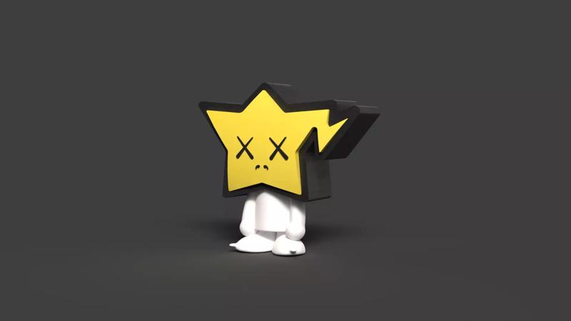 BABY MILO KAWS STAR CARTOON ART TOY