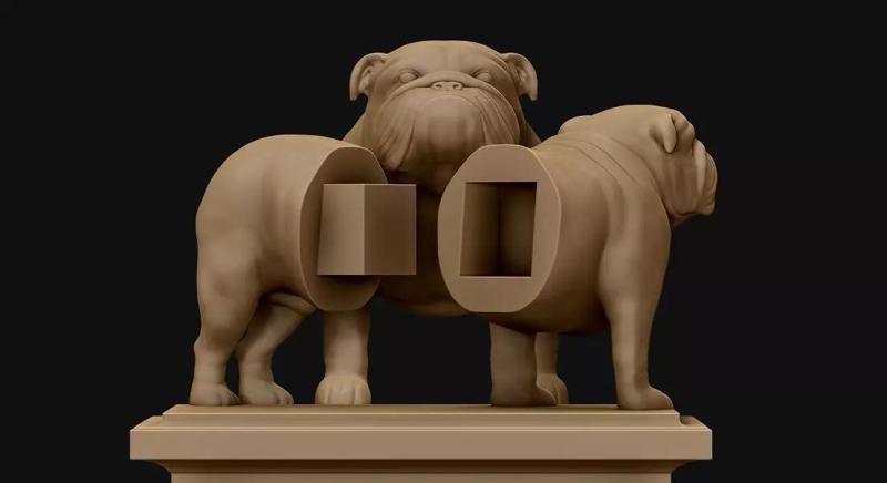 Bulldog - Animal dog 3D print model