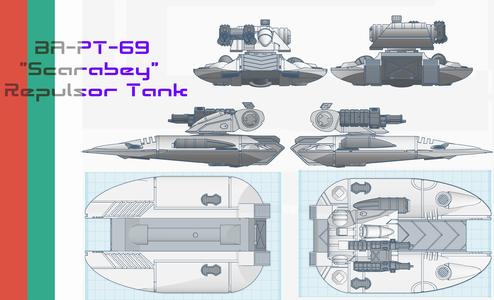 BA-PT-69 || "SCARABEY" || Prototype Repulsor Tank