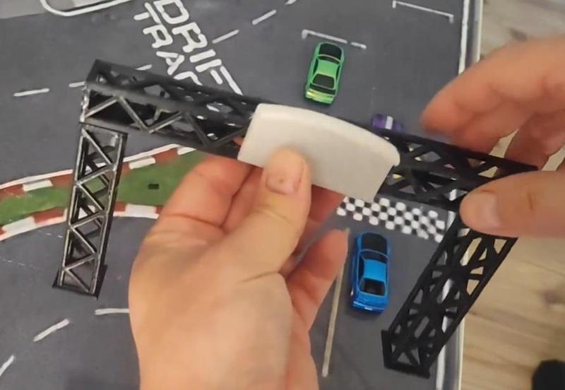 Traffic lights racer track construction turbo racng 1:76 -1:43