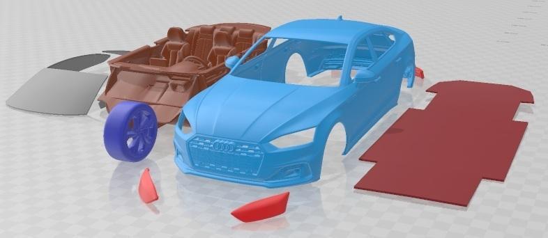 Audi A5 Sportback 2020 Printable Car