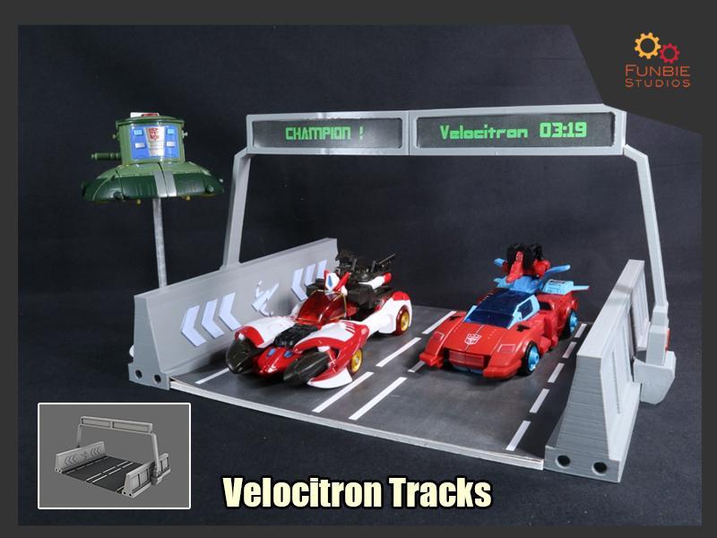 Transformers Velocitron Tracks Display Set