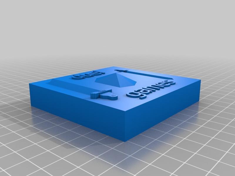 duel games logo (in 3D)