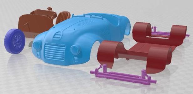 Ferrari 125 S 1947 Printable Car