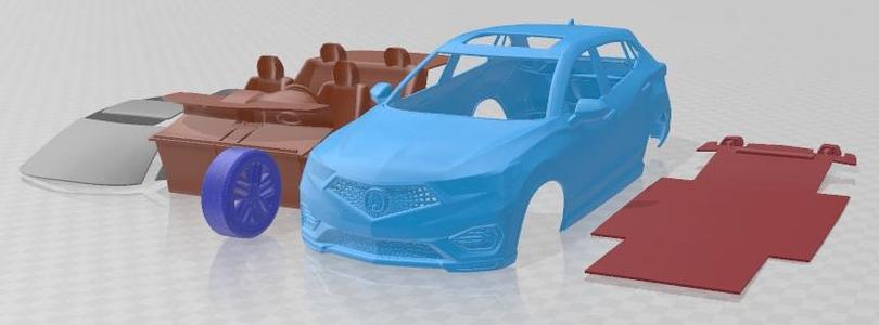 Acura CDX 2016 Printable Car