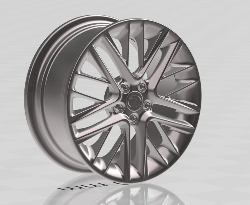 Lexus ES350  wheels  for scale model 1/18 1/24 etc.