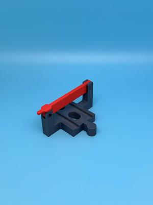 Rail with barriers compatible with Brio & Ikea