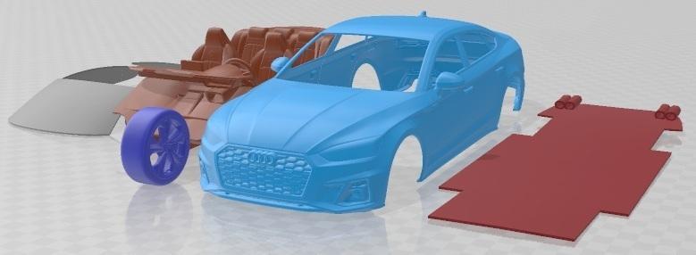 Audi S5 Sportback 2020 Printable Car