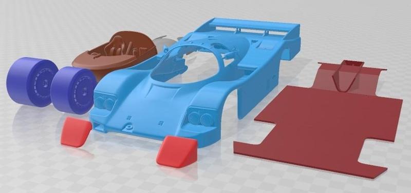 Porsche 962 1984 Printable Car