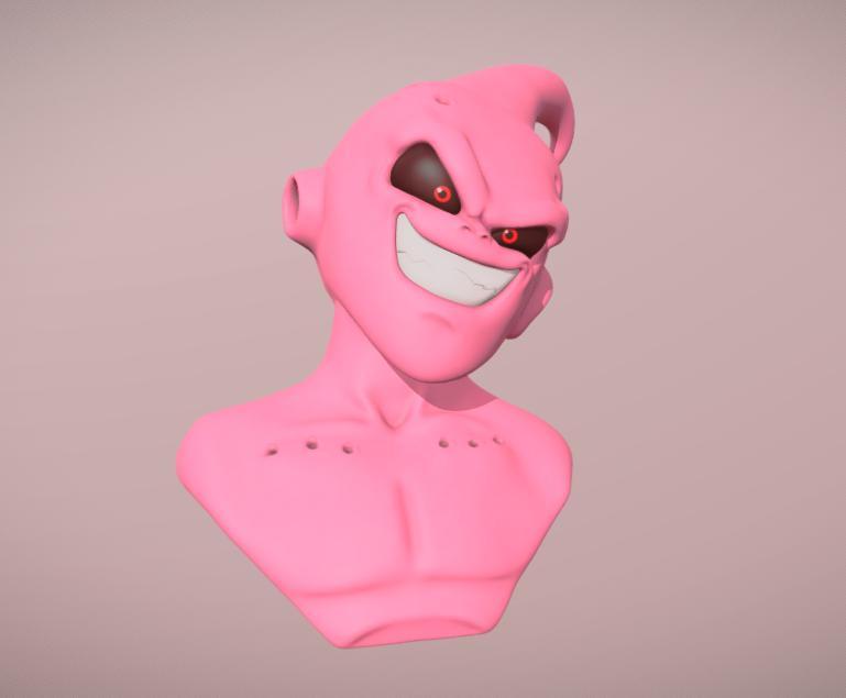 Dragonball Z Kid Buu Big Bust Statue