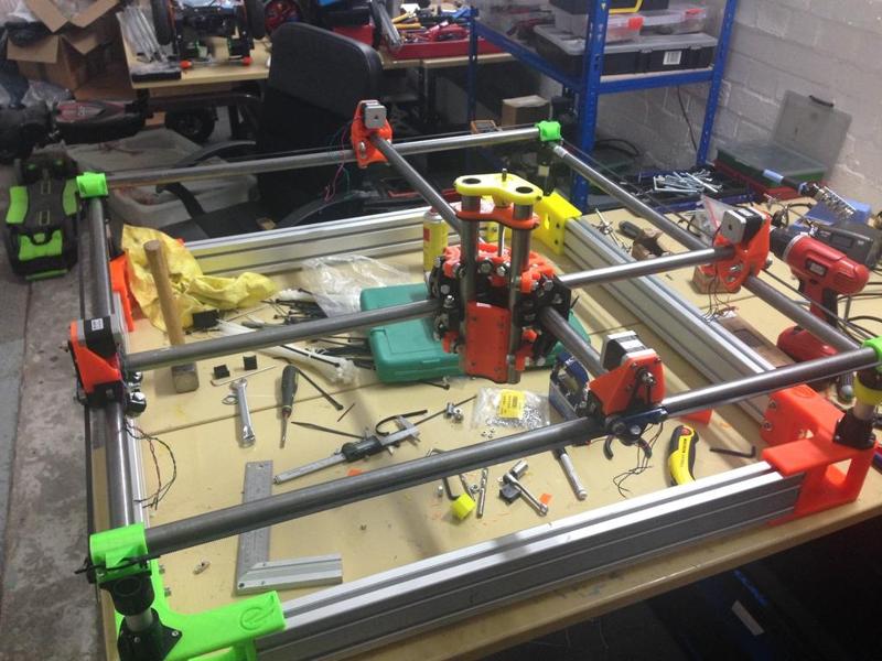 Mostly Printed CNC Table Corner