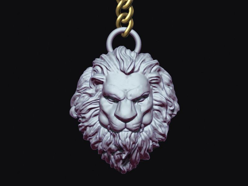 Lion Head key holder