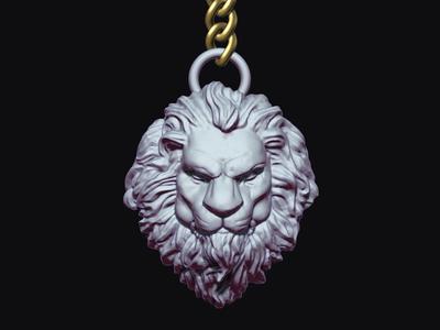 Lion Head key holder