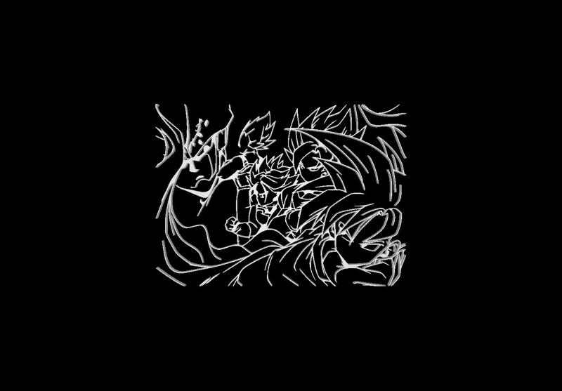 Dragon ball z wall art