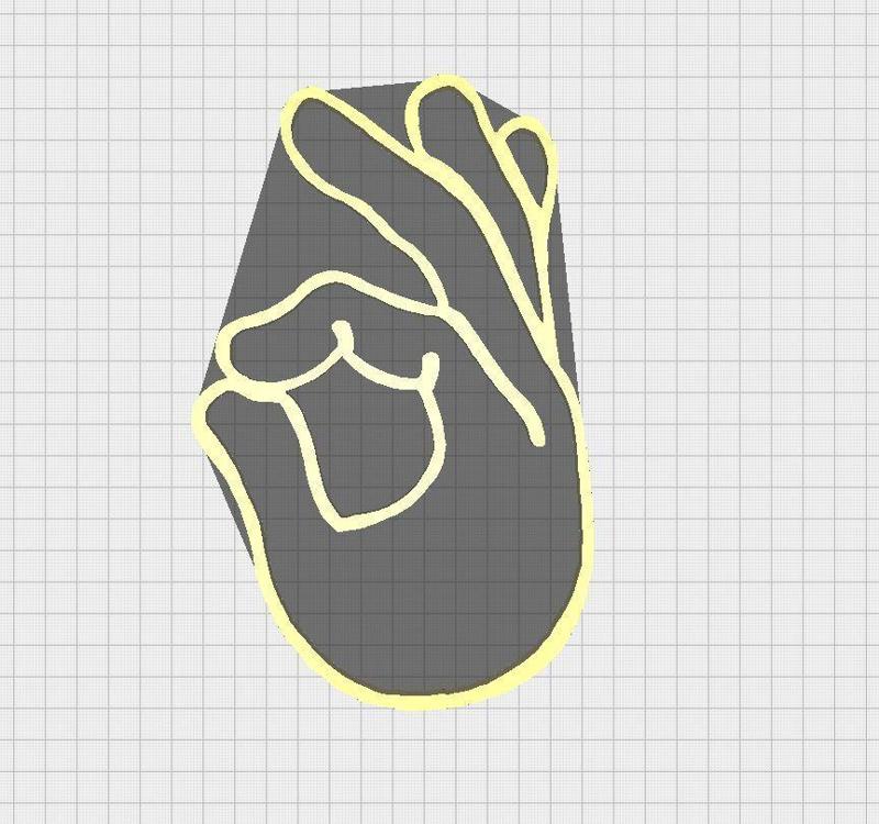 Emoji OK hand sign