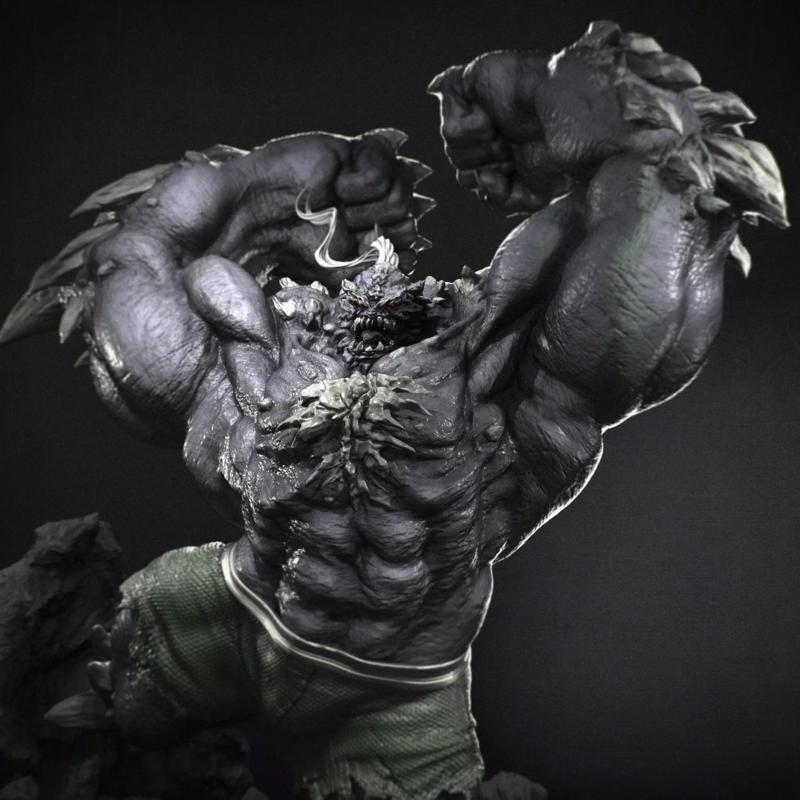Doomsday 3D Print statue of monster